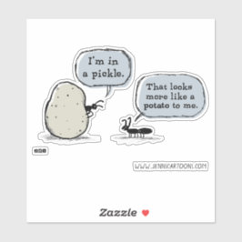 En Un Pegatina De Vinilo De Personalizado Raro Y G