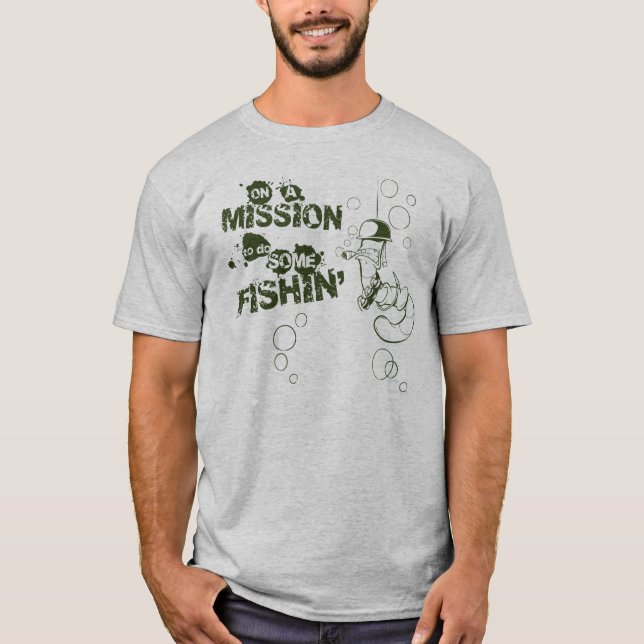 En una misión de hacer una camiseta de pescadores (Anverso)