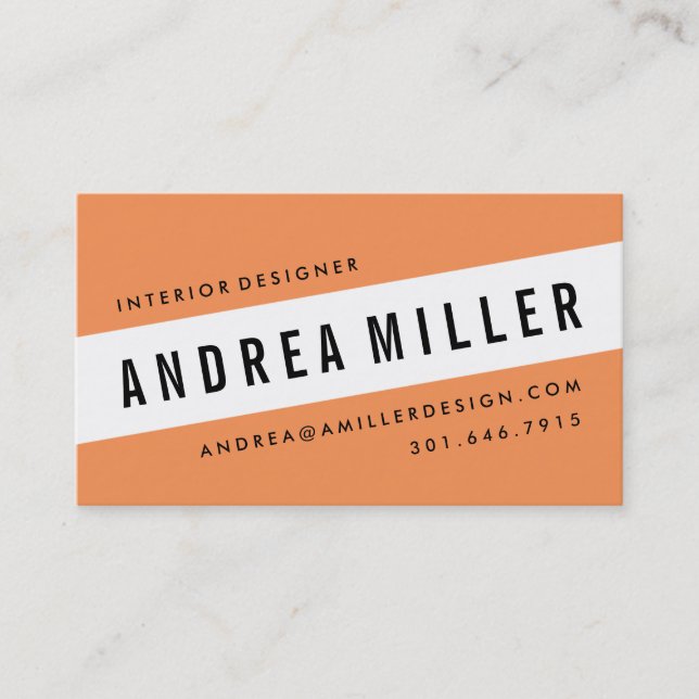 En una tarjeta de visita gráfica intrépida (Anverso)