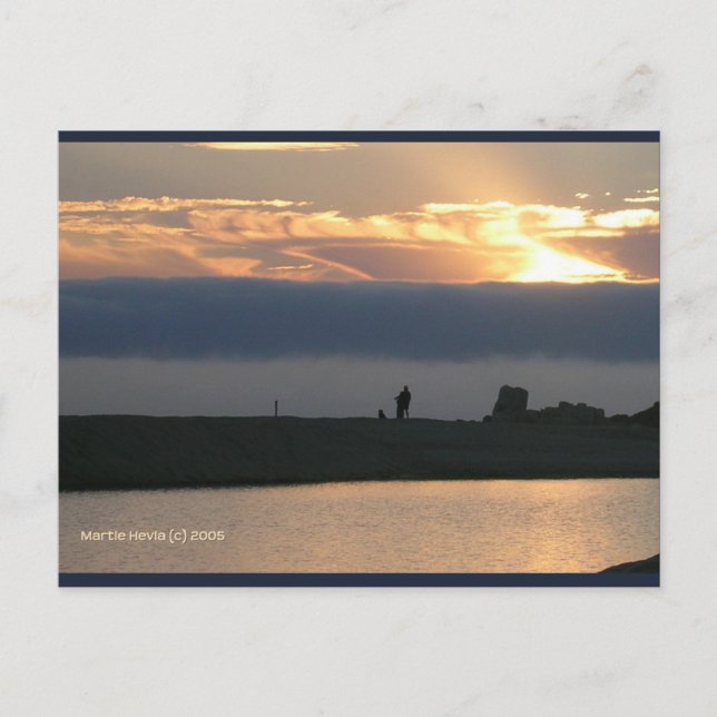 Enamorado De Carmel | Postal Blue Beach Song™ (Anverso)