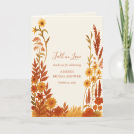 "Enamorarse" Agradecimiento Floral para Despedida