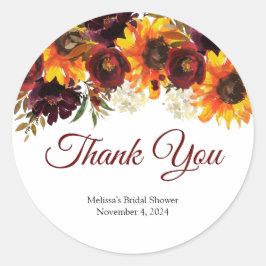 Enamórate con Pegatina Redonda