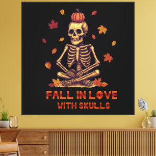 Enamórate de las Calaveras – Arte de Pared de Caos