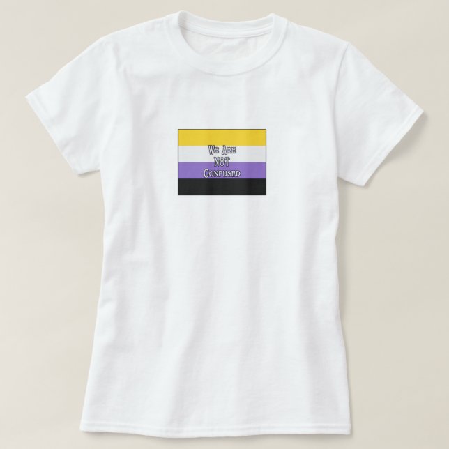Enby Estamos... Camiseta (Diseño del anverso)