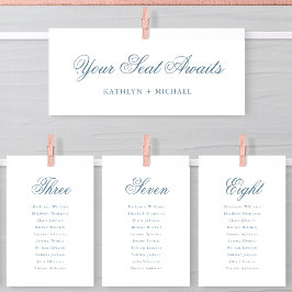 Encabezado de gráfico de asientos Tarjeta de guión