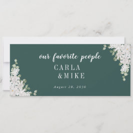 Encabezado de la tabla de asientos florales de hoj