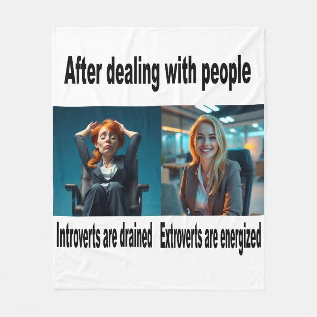 Encajarse en esta manta de introvertido/extroverti (Anverso)