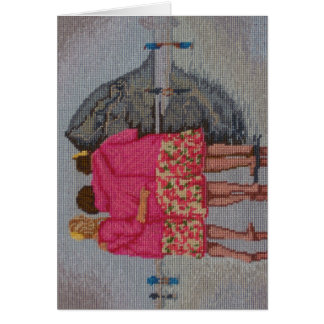 Encaje de aguja de los primos