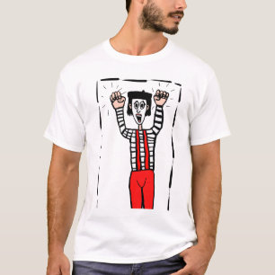 Encajonado - en camiseta del Mime