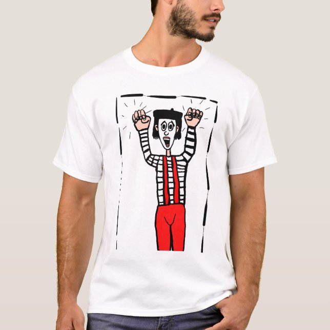 Encajonado - en camiseta del Mime (Anverso)