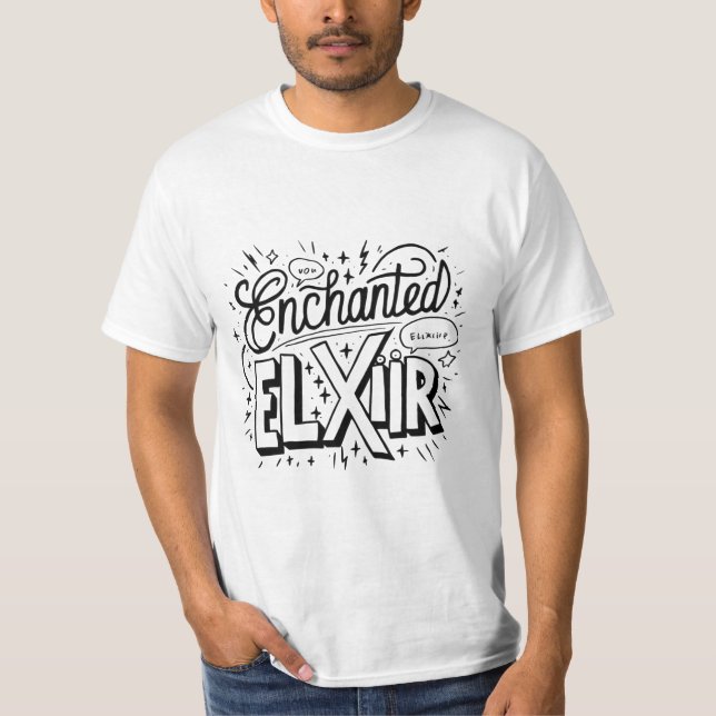✅ 👕 encantada camiseta de Elixir Men's (Anverso)