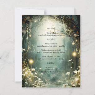 Encantado Forest Garden Path Green Boda Menu