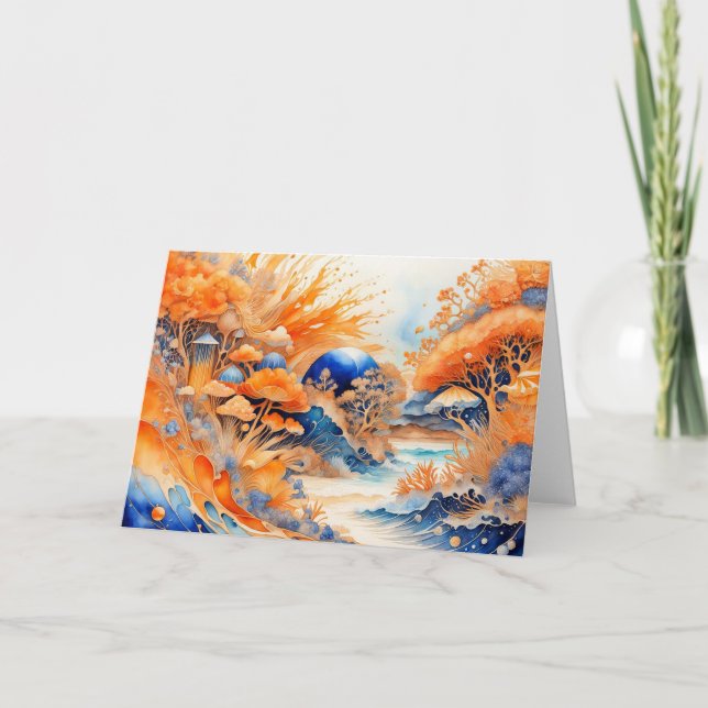 Encantado paisaje otoñal (Anverso)