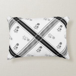 "Encantador" almohada de acento de algodón crossha
