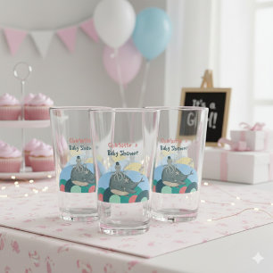 Encantador Baby Shower Náutico de Ballena Pulpo Ro