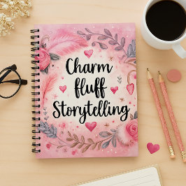 Encantador Cuaderno de Hilo Rosa para Escritoras