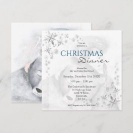 Encantador de la invitación a fiestas de oso y chi