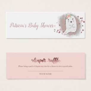 Encantador Fantasma Halloween Baby Shower Diaper R