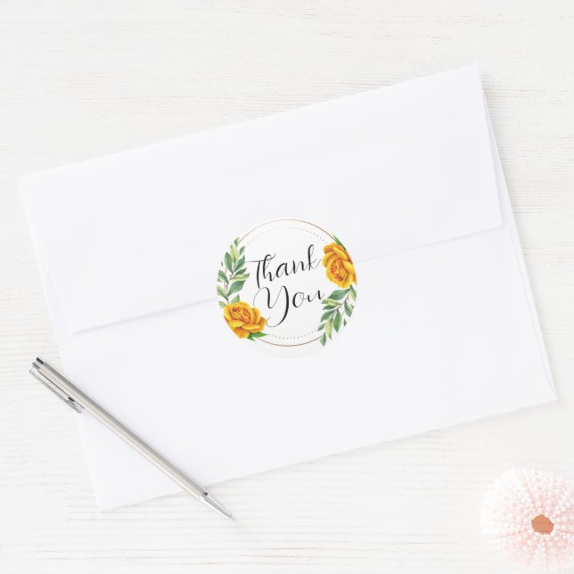 Encantador gracias pegatinas o sellos para sobres (Sobre)