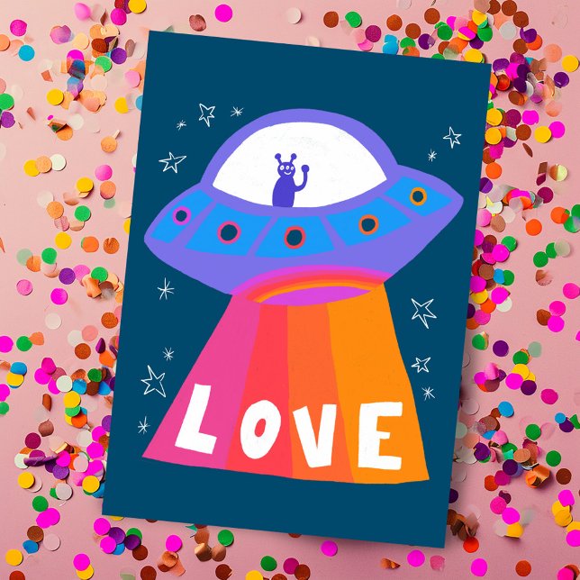 Encantador marciano AMOR Amigo de San Valentín (Charming Martian LOVE Valentine Anniversary Friend
)