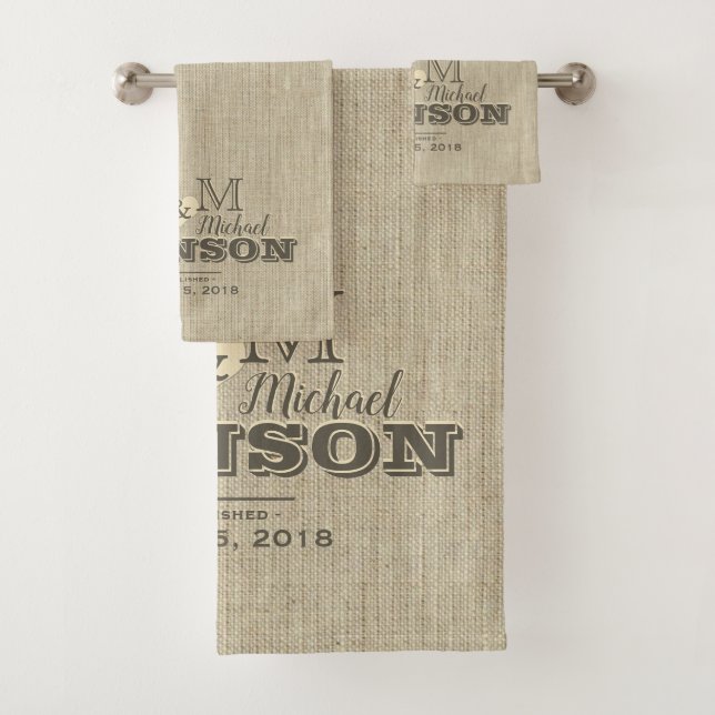 Encantador Monograma Rústico (In situ)