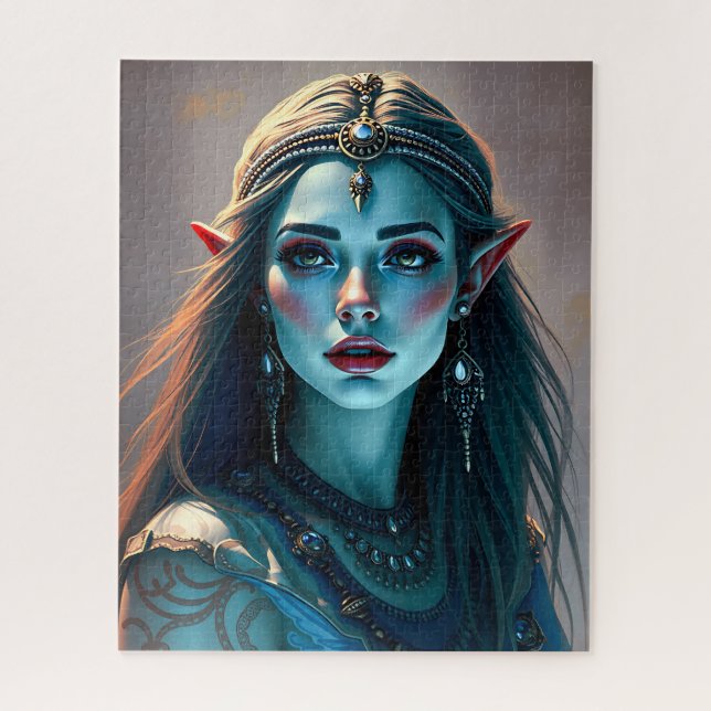 Encantador rompecabezas de Elven Princess Jigsaw (Vertical)