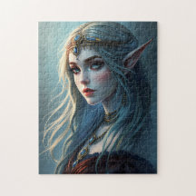 Encantador rompecabezas de Elven Princess Jigsaw