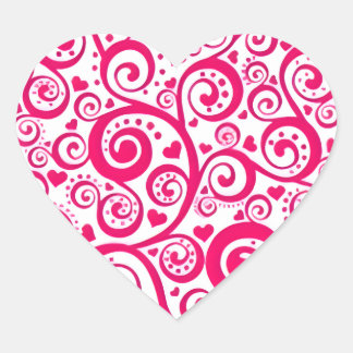 encantador rosa pegatina