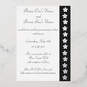 Encantador Sakura en invitación al Relieve metaliz