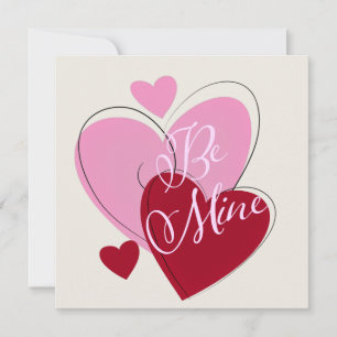 Encantador sé mío, Romántica tarjeta de saludo pla