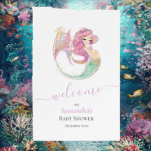 Encantadora Baby Shower de Sirena