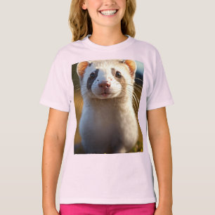 Encantadora camiseta básica de los niños de Ferret