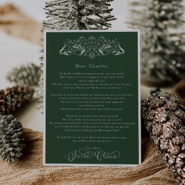 Encantadora carta del Día de los Navidades de Papá