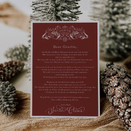 Encantadora carta del Día de los Navidades de Papá