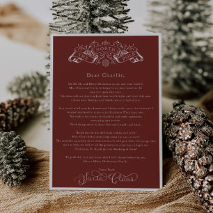 Encantadora carta del Día de los Navidades de Papá