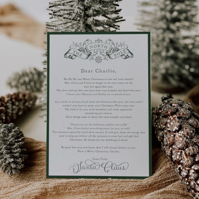 Encantadora carta del Día de los Navidades de Papá (Subido por el creador)