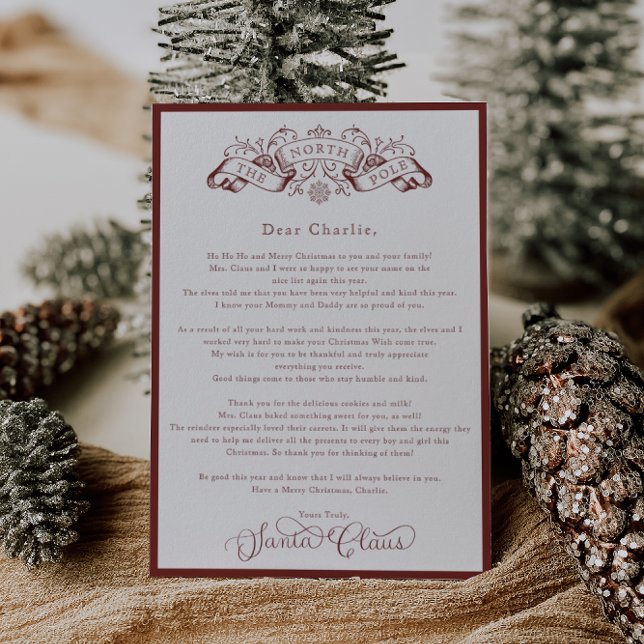 Encantadora carta del Día de los Navidades de Papá (Subido por el creador)