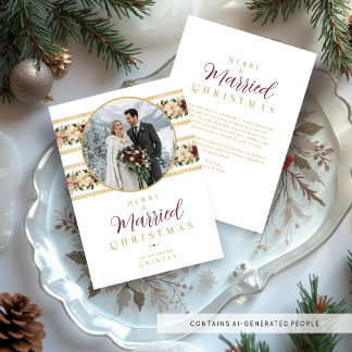 Encantadora Foto Botánica de Navidad Boda TMF26