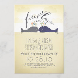 encantadora invitación a bodas en la playa náutica