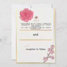 Encantadora invitación a la boda de simplicidad