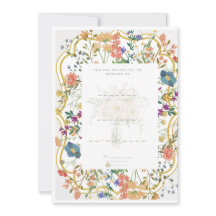 Encantadora invitación a la boda de simplicidad