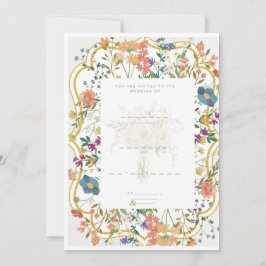 Encantadora invitación a la boda de simplicidad