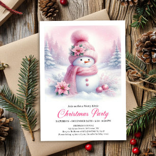 Encantadora Invitación de Navidad para Niños con H