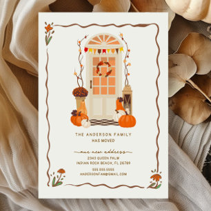 Encantadora Invitación móvil de puerta de otoño