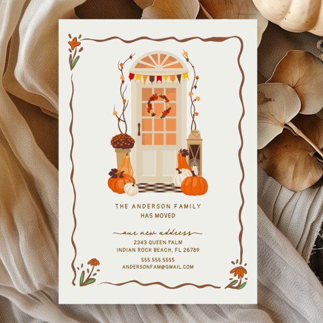 Encantadora Invitación móvil de puerta de otoño (Subido por el creador)