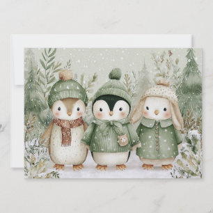 Encantadora Navidad con animales Navidad