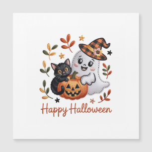 Encantadora tarjeta de saludo de Halloween - Embr 