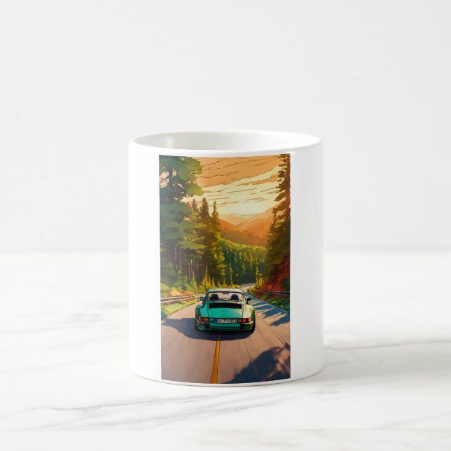 "Encantadora taza de té cerámica" (Centro)