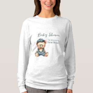 Encantadora y acogedora camiseta Baby Shower