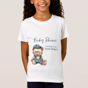 Encantadora y acogedora camiseta Baby Shower